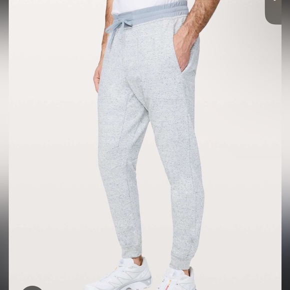 lululemon athletica Other - Lululemon At Ease knit Jogger gray M5642S pull on sweatpants textured XXL